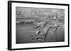 Aerial View Showing Damage from Hurricane-null-Framed Photographic Print