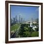 Aerial View, Singapore, Asia-David Lomax-Framed Photographic Print