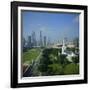 Aerial View, Singapore, Asia-David Lomax-Framed Photographic Print