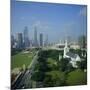 Aerial View, Singapore, Asia-David Lomax-Mounted Photographic Print