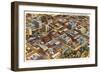 Aerial View, South Bend, Indiana-null-Framed Art Print