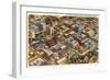 Aerial View, South Bend, Indiana-null-Framed Art Print