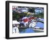 Aerial View, St. John, Antigua-Bill Bachmann-Framed Photographic Print