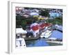 Aerial View, St. John, Antigua-Bill Bachmann-Framed Photographic Print