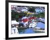 Aerial View, St. John, Antigua-Bill Bachmann-Framed Photographic Print