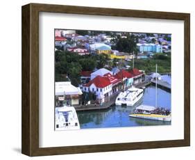 Aerial View, St. John, Antigua-Bill Bachmann-Framed Photographic Print