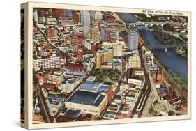 Aerial View, St. Paul, Minnesota-null-Stretched Canvas