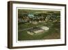 Aerial View, Stadium, Notre Dame, Indiana-null-Framed Art Print