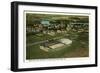 Aerial View, Stadium, Notre Dame, Indiana-null-Framed Art Print