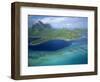 Aerial View, Tahiti, Bora Bora (Borabora), Society Islands, French Polynesia, South Pacific Islands-Sylvain Grandadam-Framed Photographic Print