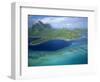 Aerial View, Tahiti, Bora Bora (Borabora), Society Islands, French Polynesia, South Pacific Islands-Sylvain Grandadam-Framed Photographic Print