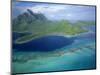 Aerial View, Tahiti, Bora Bora (Borabora), Society Islands, French Polynesia, South Pacific Islands-Sylvain Grandadam-Mounted Photographic Print