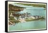 Aerial View, U.S.NA, Annapolis, Maryland-null-Framed Stretched Canvas