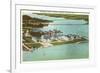 Aerial View, U.S.NA, Annapolis, Maryland-null-Framed Premium Giclee Print