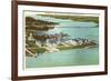 Aerial View, U.S.NA, Annapolis, Maryland-null-Framed Premium Giclee Print