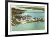 Aerial View, U.S.NA, Annapolis, Maryland-null-Framed Premium Giclee Print