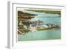 Aerial View, U.S.NA, Annapolis, Maryland-null-Framed Art Print