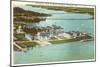 Aerial View, U.S.NA, Annapolis, Maryland-null-Mounted Art Print