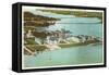 Aerial View, U.S.NA, Annapolis, Maryland-null-Framed Stretched Canvas