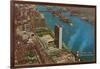 Aerial View, United Nations Building, New York City-null-Framed Art Print