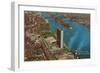 Aerial View, United Nations Building, New York City-null-Framed Art Print