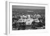 Aerial view, United States Capitol building, Washington, D.C. - Black and White Variant-Carol Highsmith-Framed Art Print