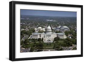 Aerial view, United States Capitol building, Washington, D.C.-Carol Highsmith-Framed Art Print