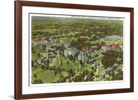 Aerial View, University of Kansas, Lawrence, Kansas-null-Framed Art Print