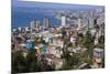 Aerial View, Valparaiso, Chile-Peter Groenendijk-Mounted Photographic Print