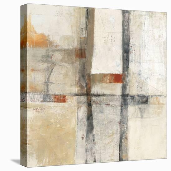 Aerial Viewl I White-Mike Schick-Stretched Canvas