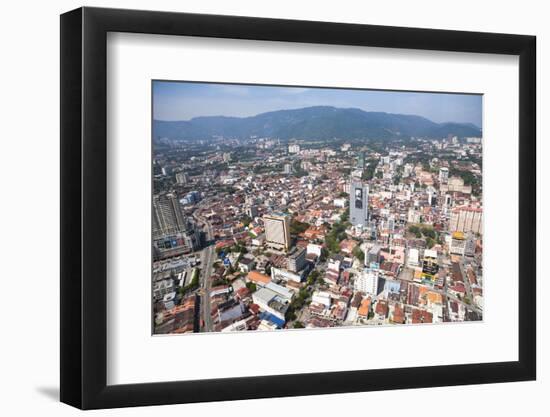 Aerial Views over the City of Penang, Malaysia-Micah Wright-Framed Photographic Print