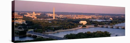 Aerial, Washington DC, District of Columbia, USA-null-Stretched Canvas