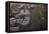 Aerials of Boston Logan International Airport-Joseph Sohm-Framed Stretched Canvas