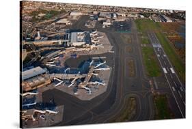 Aerials of Boston Logan International Airport-Joseph Sohm-Stretched Canvas