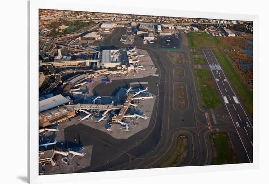 Aerials of Boston Logan International Airport-Joseph Sohm-Framed Photographic Print