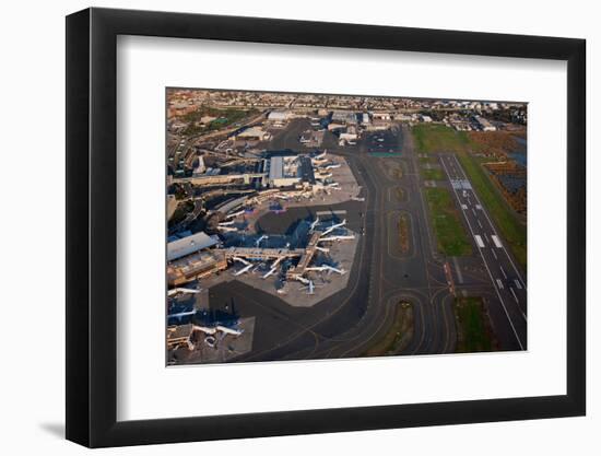 Aerials of Boston Logan International Airport-Joseph Sohm-Framed Photographic Print