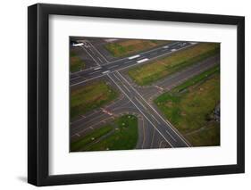 Aerials of Boston Logan International Airport-Joseph Sohm-Framed Photographic Print