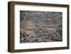 Aeriel View of the Wall Dividing Israel from the West Bank to Prevent Terror Attacks-Hal Beral-Framed Photographic Print