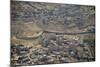 Aeriel View of the Wall Dividing Israel from the West Bank to Prevent Terror Attacks-Hal Beral-Mounted Photographic Print