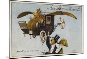Aero-Taxi in the Year, 2000-null-Mounted Giclee Print