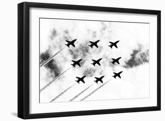 Aerobatic Flying Display-Craig Roberts-Framed Photographic Print