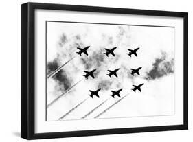 Aerobatic Flying Display-Craig Roberts-Framed Photographic Print