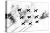 Aerobatic Flying Display-Craig Roberts-Stretched Canvas