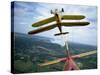 Aerobatics Champion Neil Williams in Stampe, Redhill, Surrey, England, United Kingdom, Europe-Harding Robert-Stretched Canvas