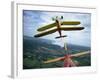 Aerobatics Champion Neil Williams in Stampe, Redhill, Surrey, England, United Kingdom, Europe-Harding Robert-Framed Photographic Print