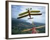 Aerobatics Champion Neil Williams in Stampe, Redhill, Surrey, England, United Kingdom, Europe-Harding Robert-Framed Photographic Print