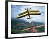 Aerobatics Champion Neil Williams in Stampe, Redhill, Surrey, England, United Kingdom, Europe-Harding Robert-Framed Photographic Print