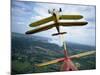 Aerobatics Champion Neil Williams in Stampe, Redhill, Surrey, England, United Kingdom, Europe-Harding Robert-Mounted Photographic Print