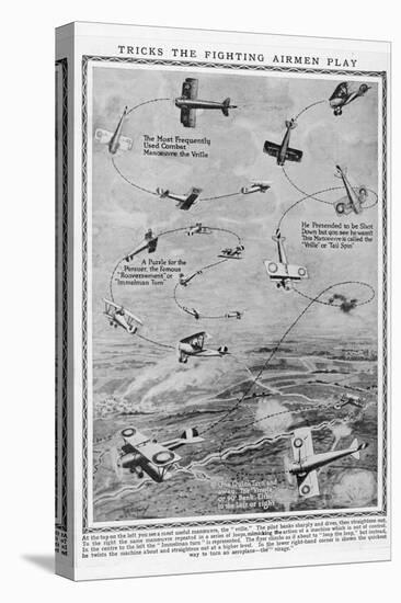 Aerobatics Practised by Combat Aircraft Attacking or Evading the Enemy-null-Stretched Canvas
