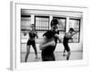 Aerobics Class- Group Working Out, New York, New York, USA-Paul Sutton-Framed Photographic Print